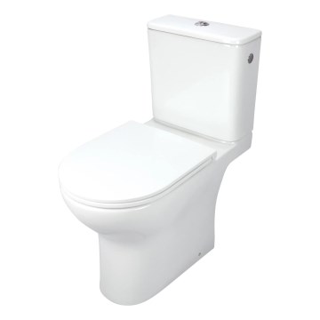 Deante CDJD6RPS - Sanita de chão com assento JASMIN cerâmica/branco