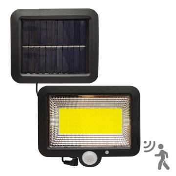 Holofote solar LED com sensor DUO LED/1W/3,7V 1200 mAh IP44