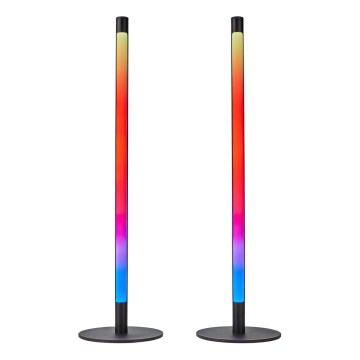 Nedis WIFILD10RGBW-CONJUNTO 2x Candeeiros de mesa LED RGBIC com regulação LED/36W/230V 2700-6500K + comando