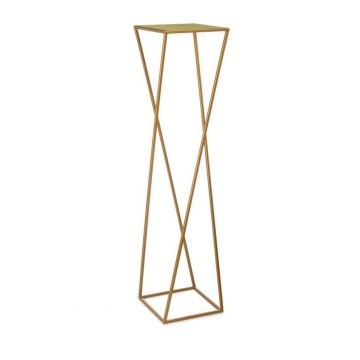 Suporte para flores 100x24 cm dourado